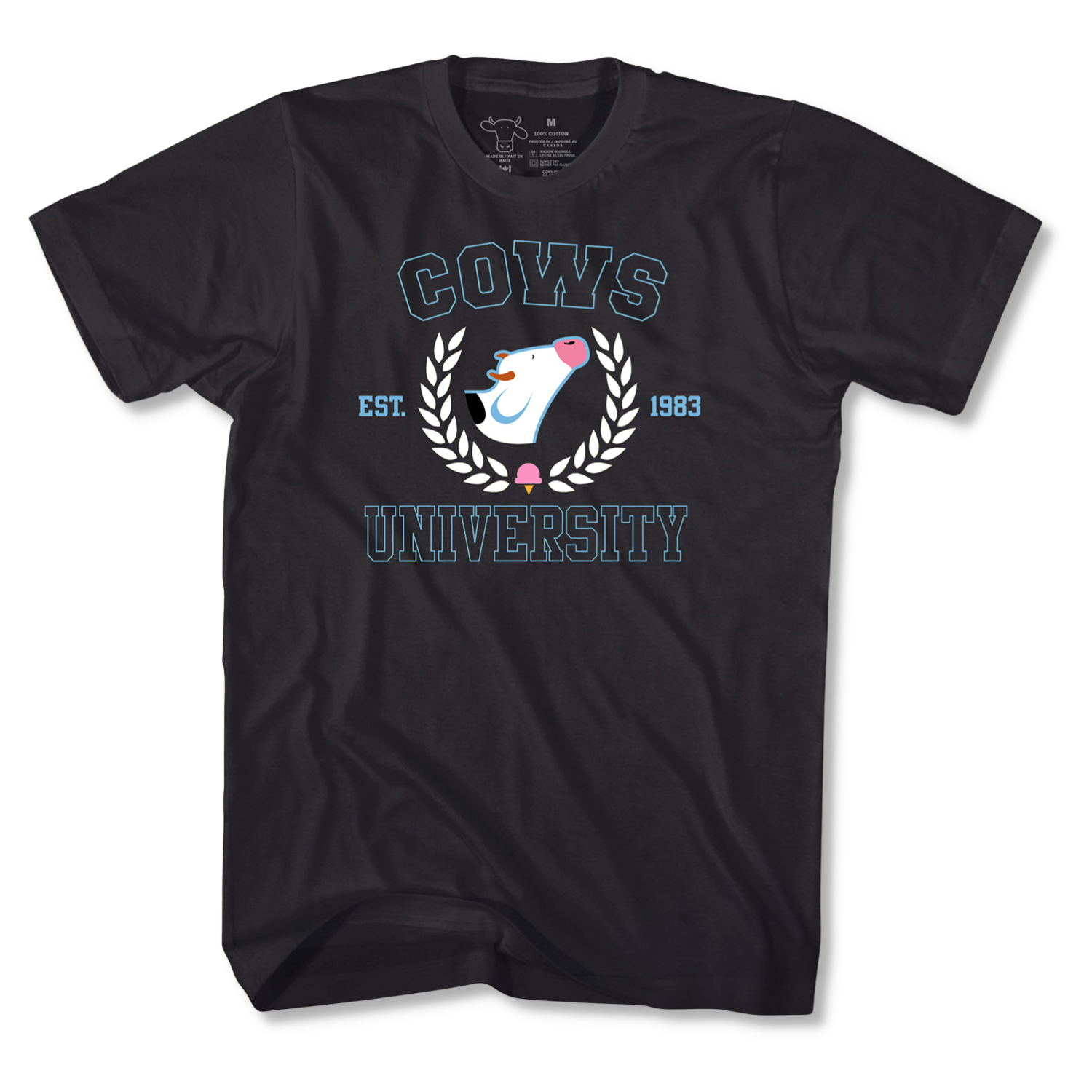 COWS University Adult/Youth/Kids T