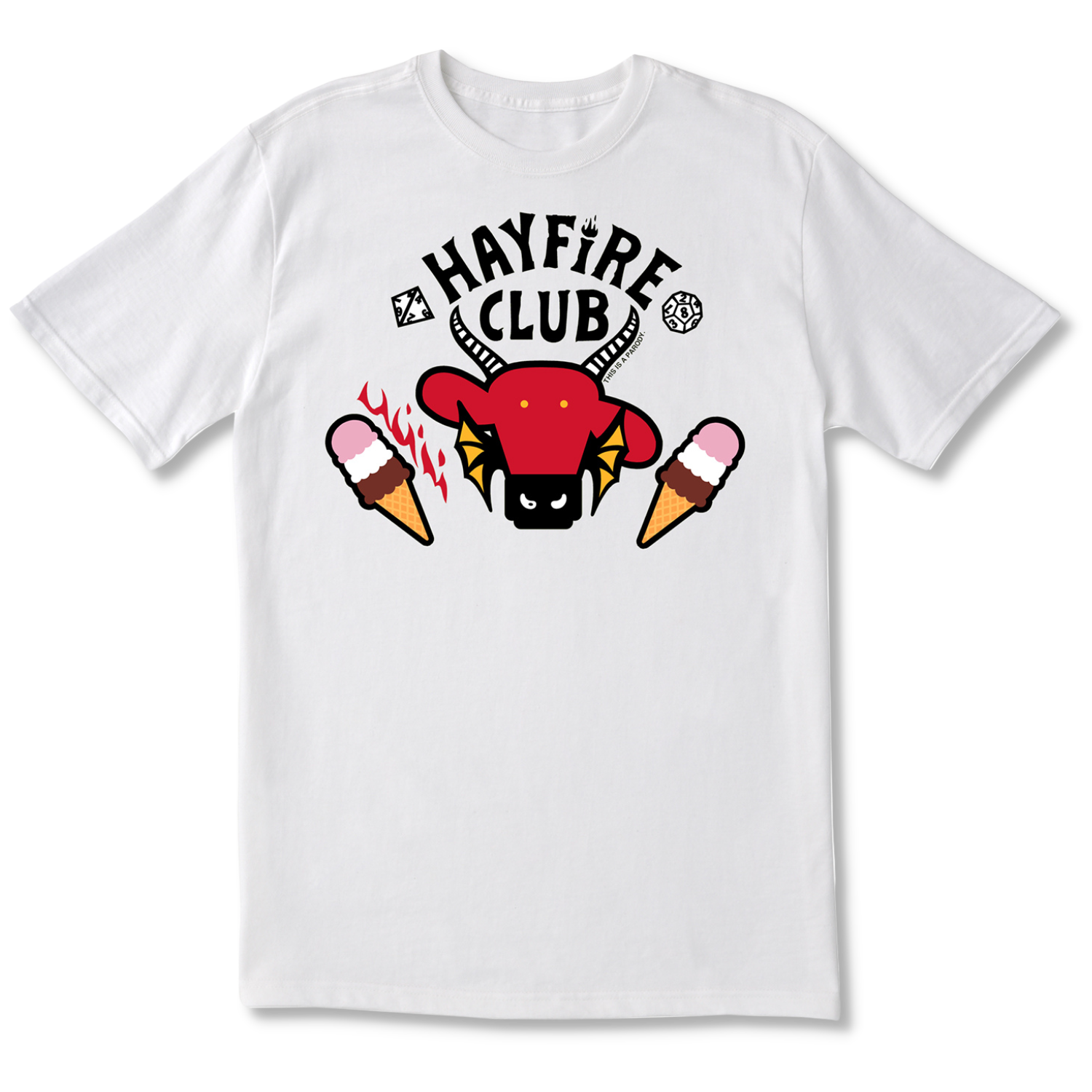 Hayfire Club COWS T-shirt classique