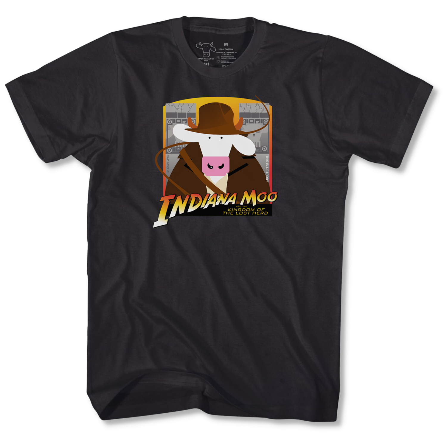 Indiana Moo and the Kingdom of the Lost Herd COWS Classic T