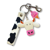 COW Head Keychain