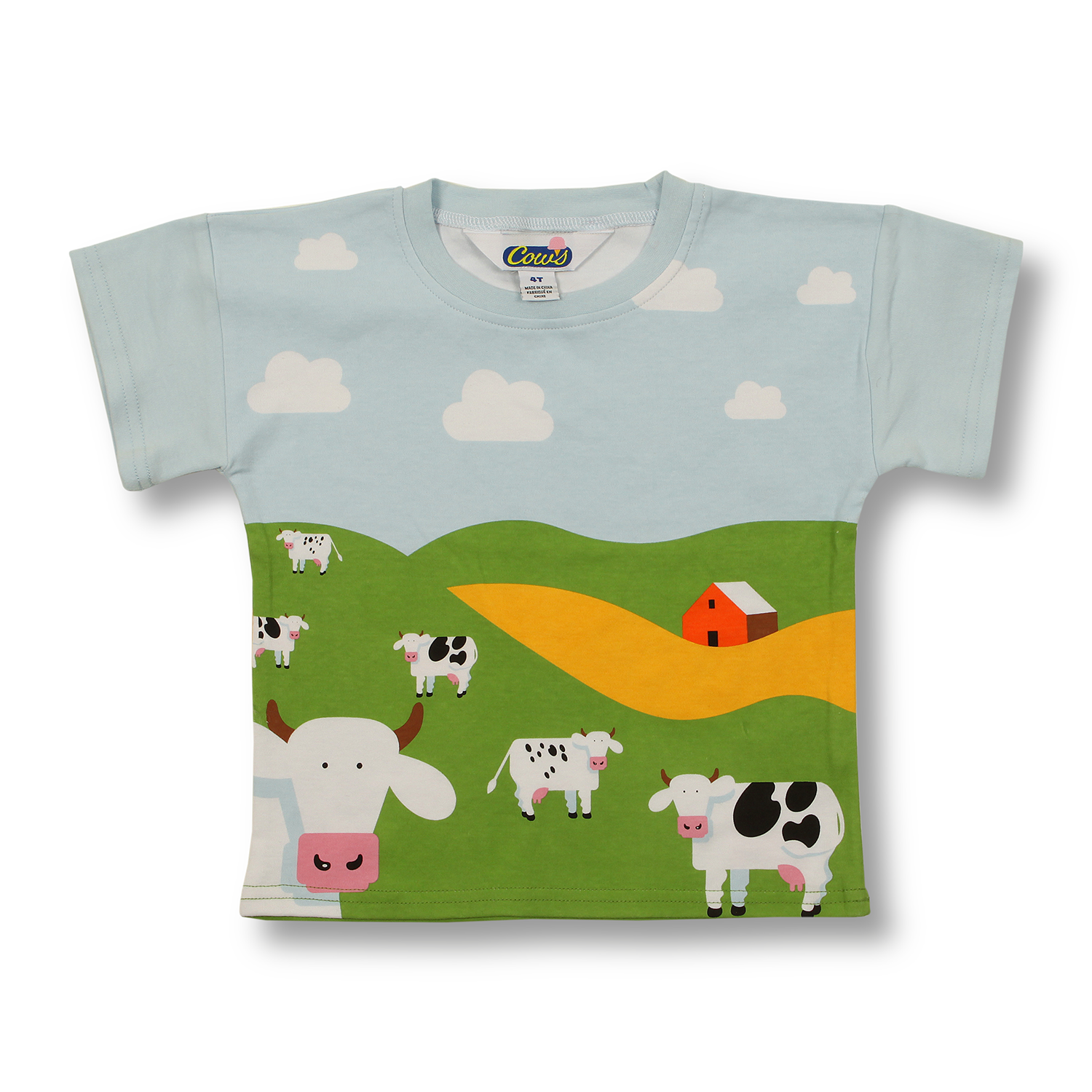 Kids 2 Piece PJ Short Set - Farm