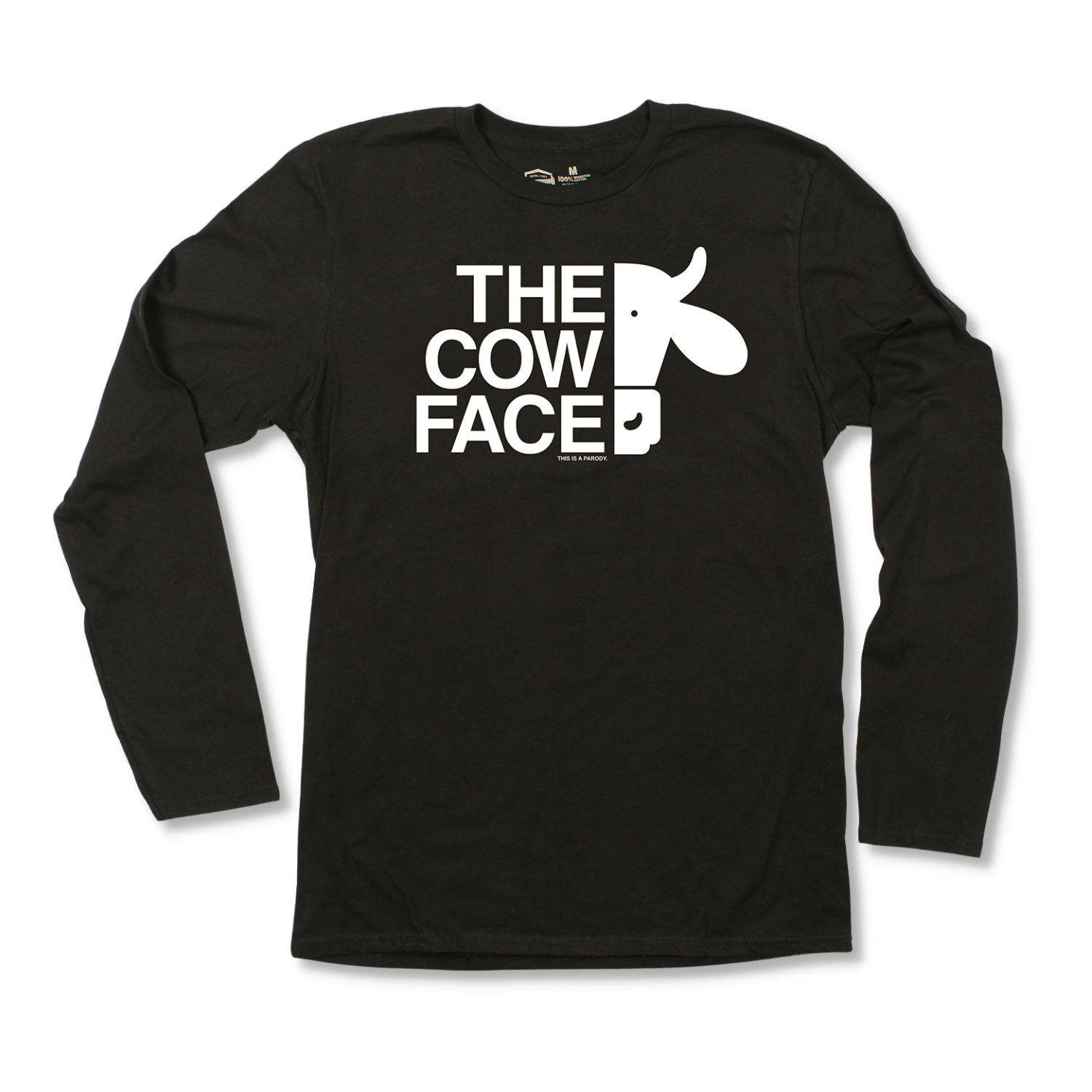 The COW Face Adult Long Sleeve T