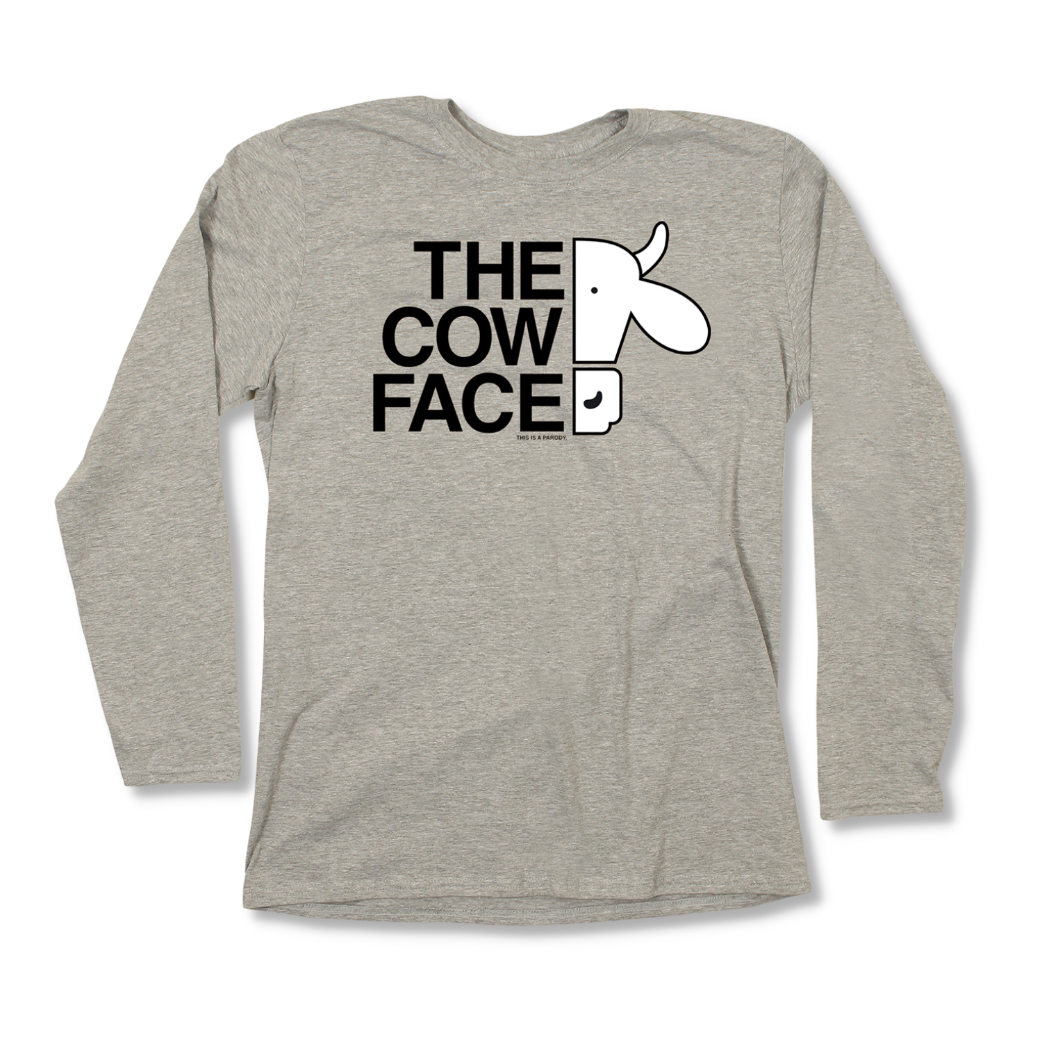 The COW Face Adult Long Sleeve T