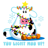 You Light Moo Up Adulte/Jeune/Enfant T