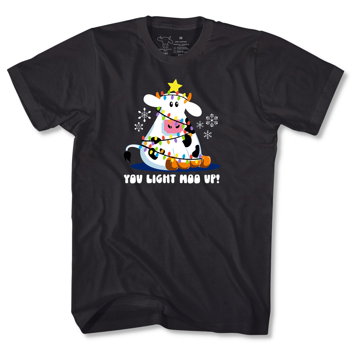 You Light Moo Up Adulte/Jeune/Enfant T