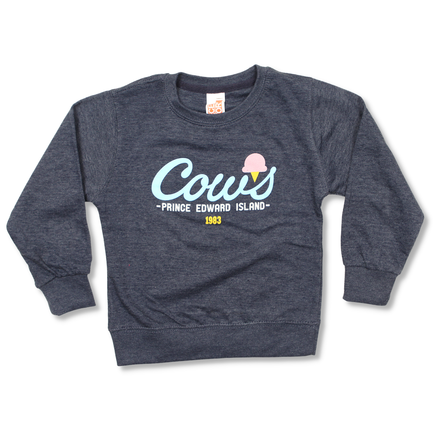 Col rond pour enfants avec logo COWS