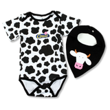 Body Suit and Bib Set - Spots