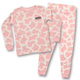 Pink Spotted 2 Piece PJ Set - Kids/Youth