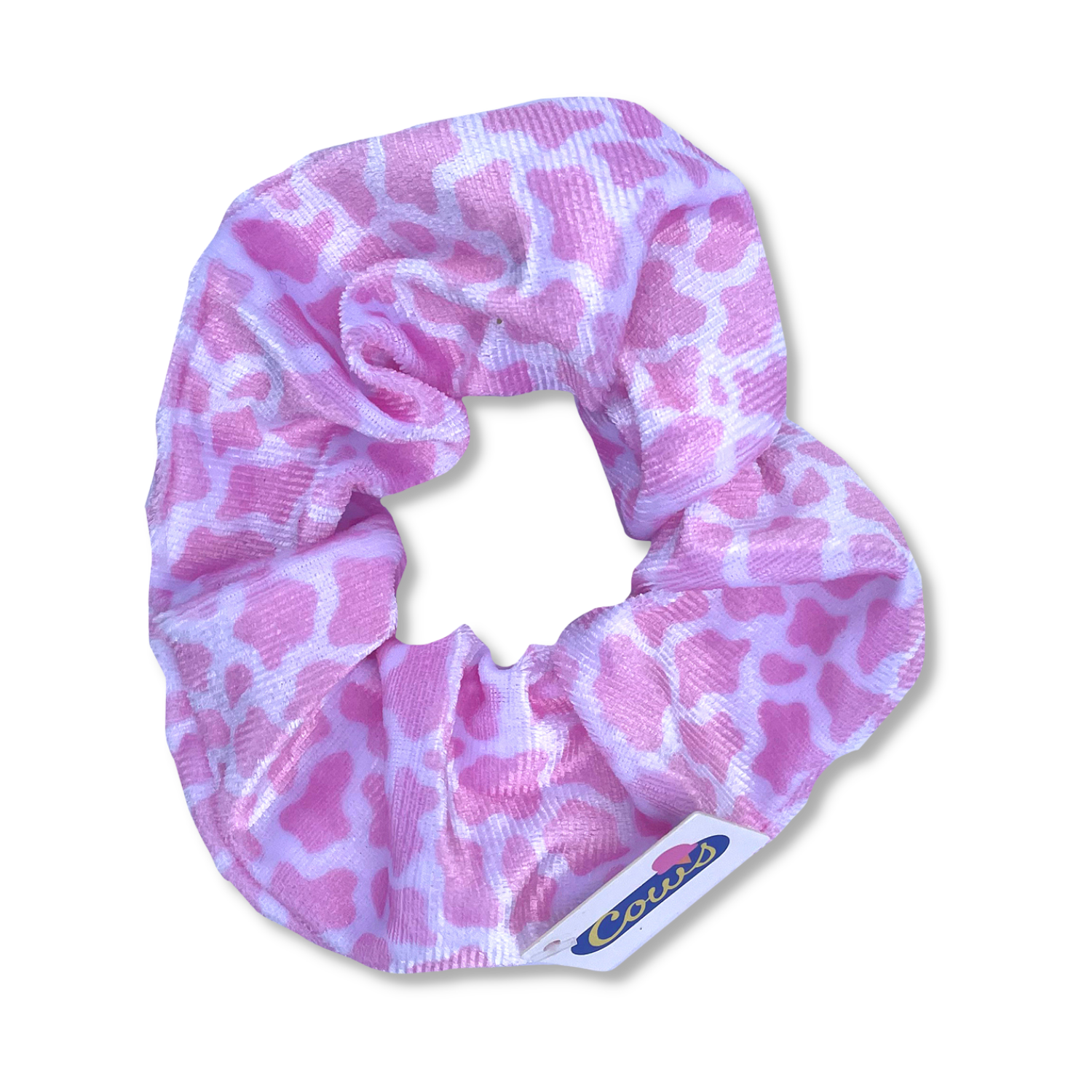 Scrunchie - Pink Spotted