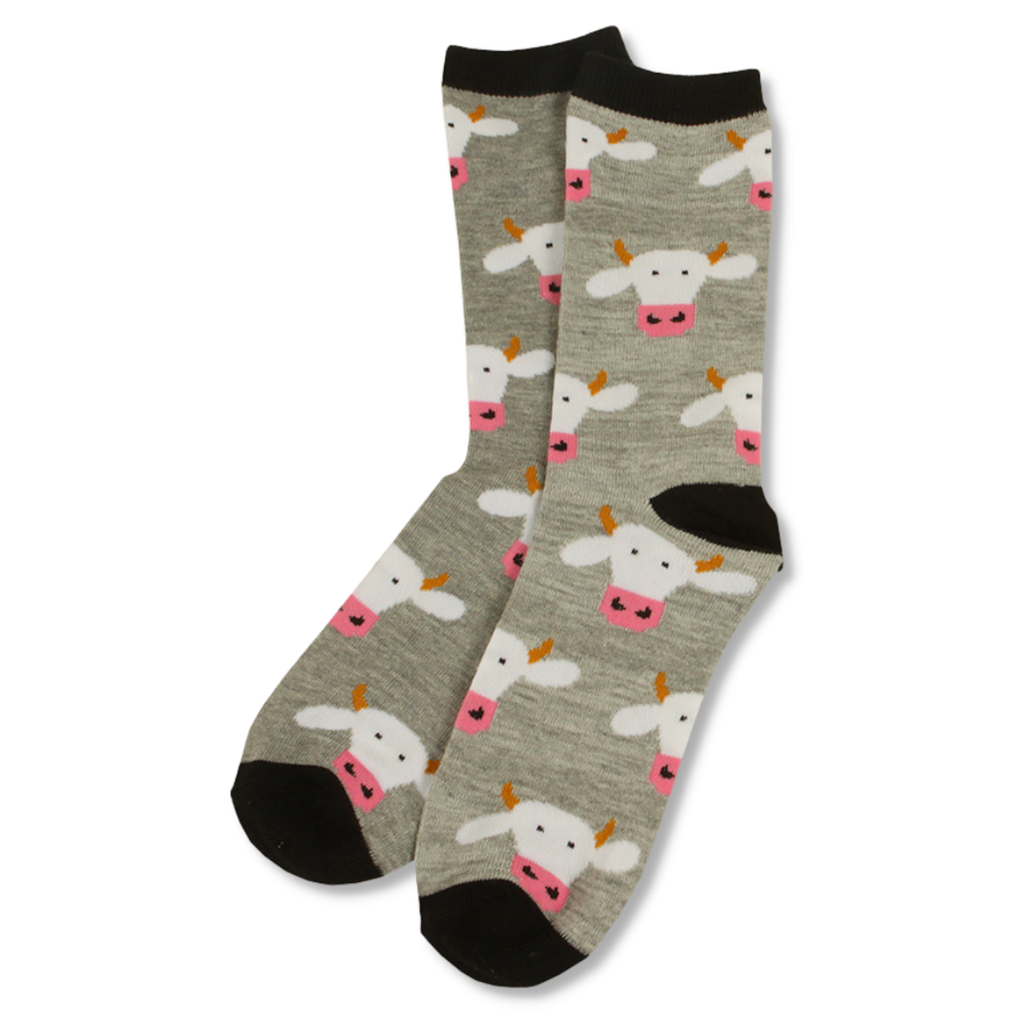 COWS Chaussettes Grises Adultes