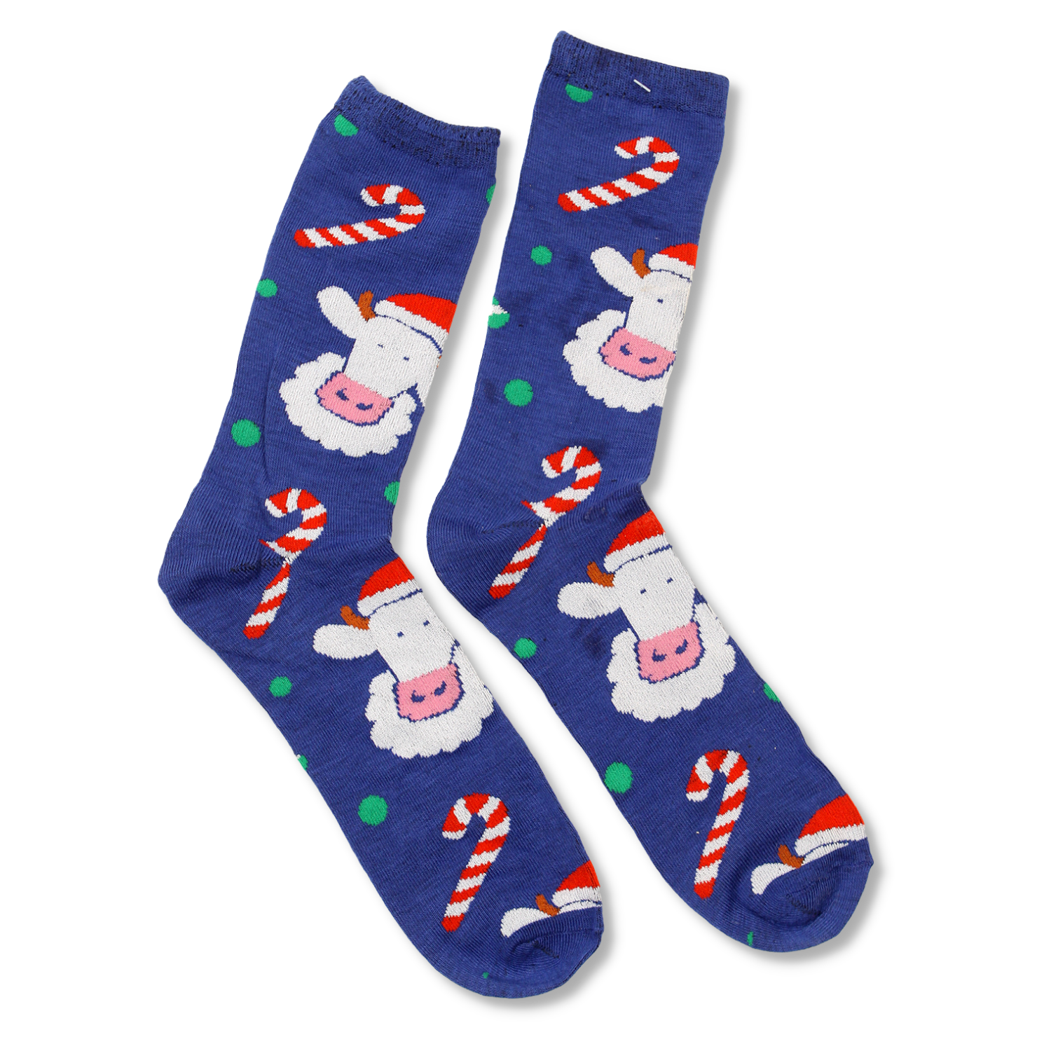 COWS Chaussettes de Noël pour jeunes - Bleu