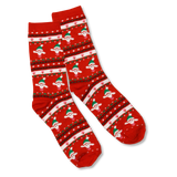 COWS Chaussettes de Noël pour jeunes - Rouge