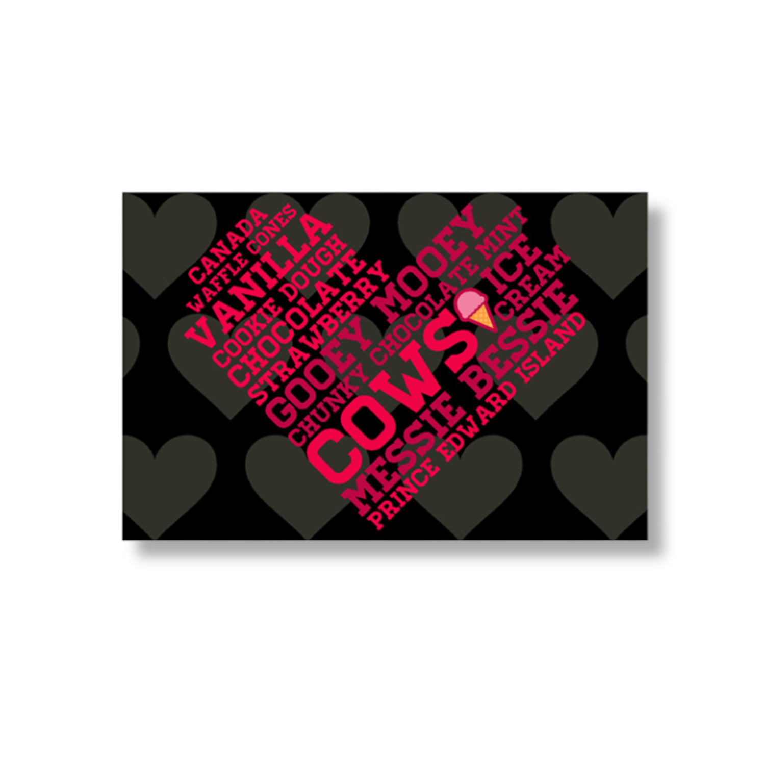 Autocollant de coeur