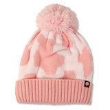 Kids Pink and White Spotted Toque