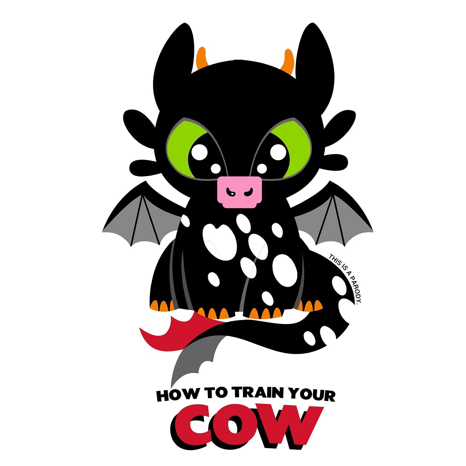 How To Train Your COW Adult/Youth/Kids T