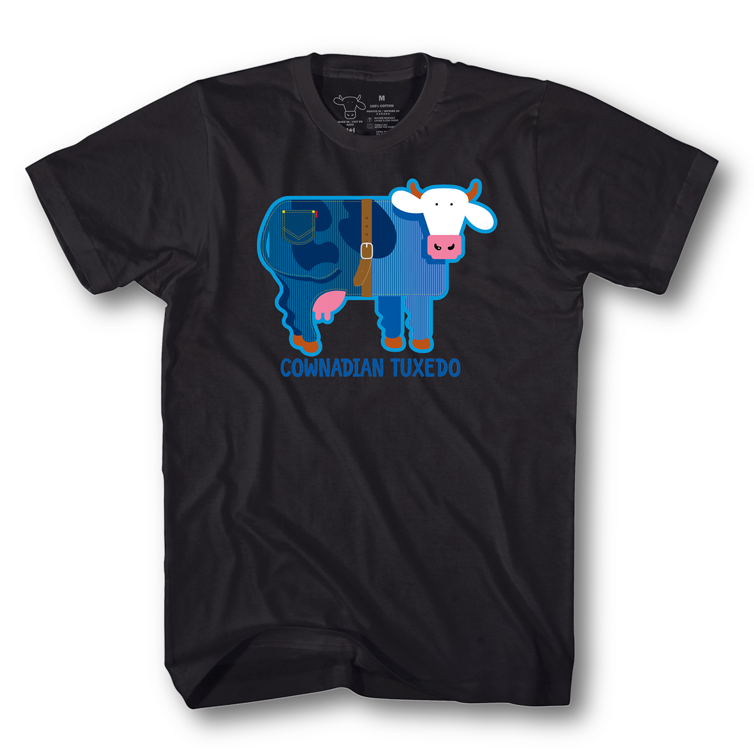 COWnadian Tuxedo Adult T