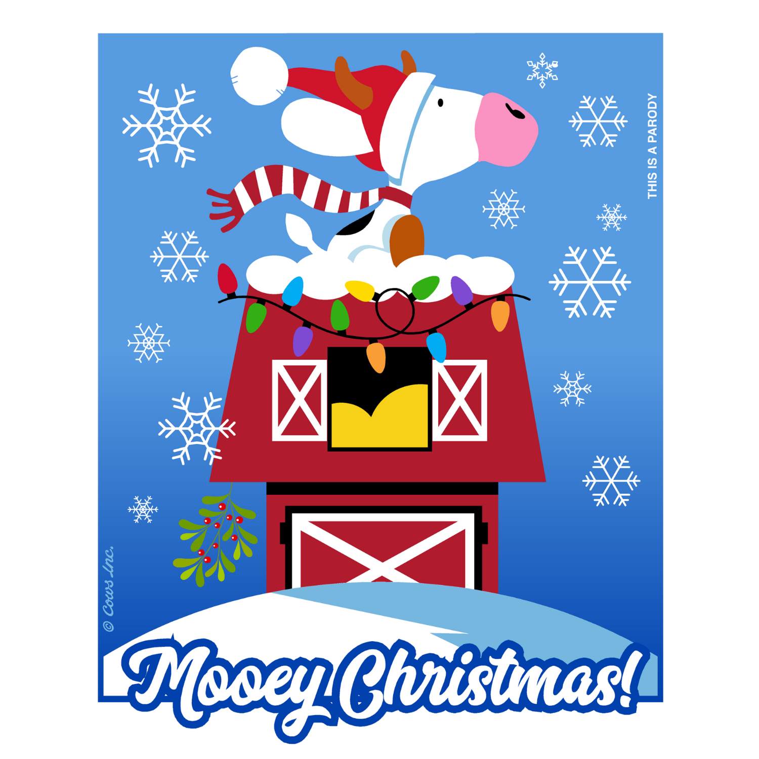 Mooey Christmas Adulte/Jeunesse/Enfant T