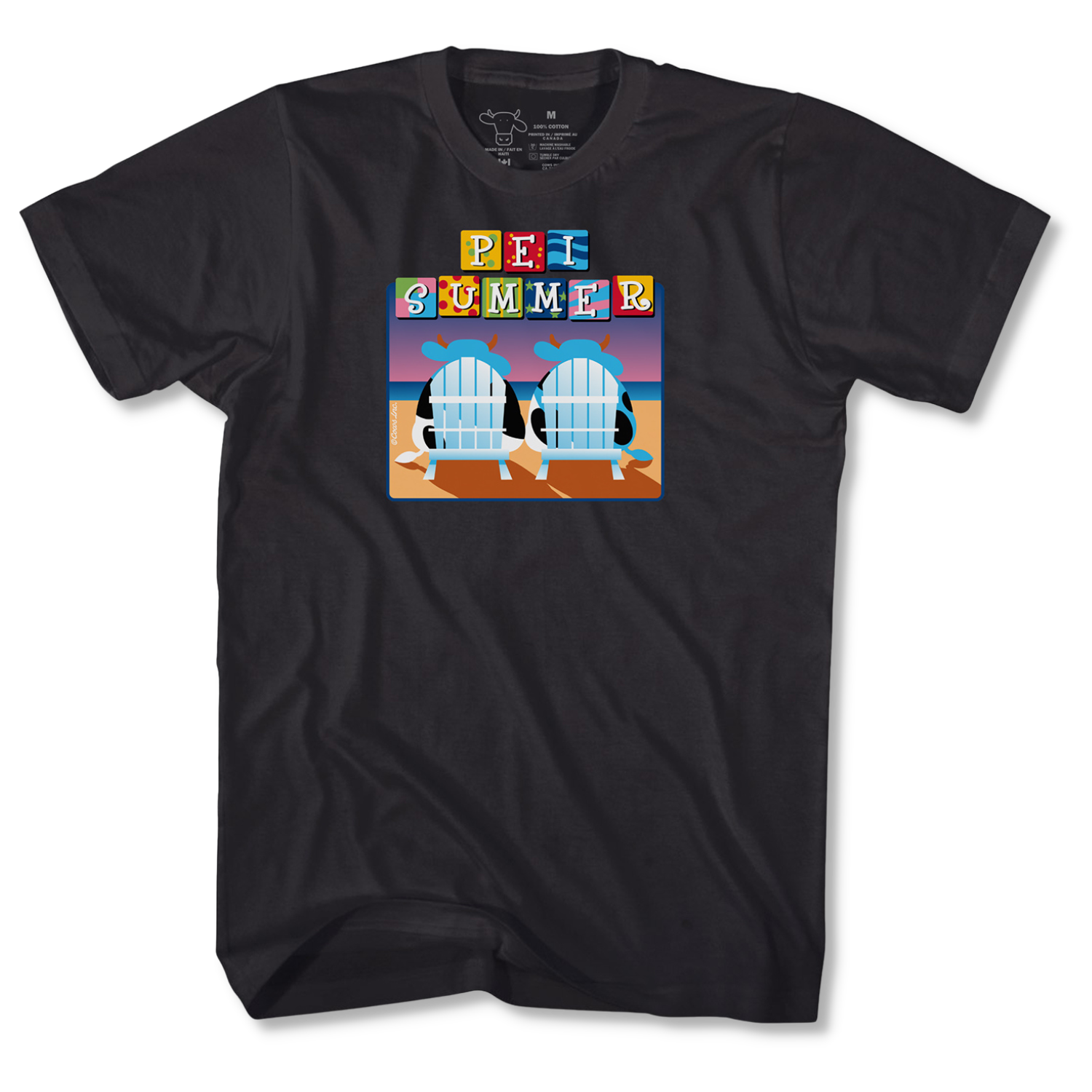 PEI Summer COWS T-shirt classique