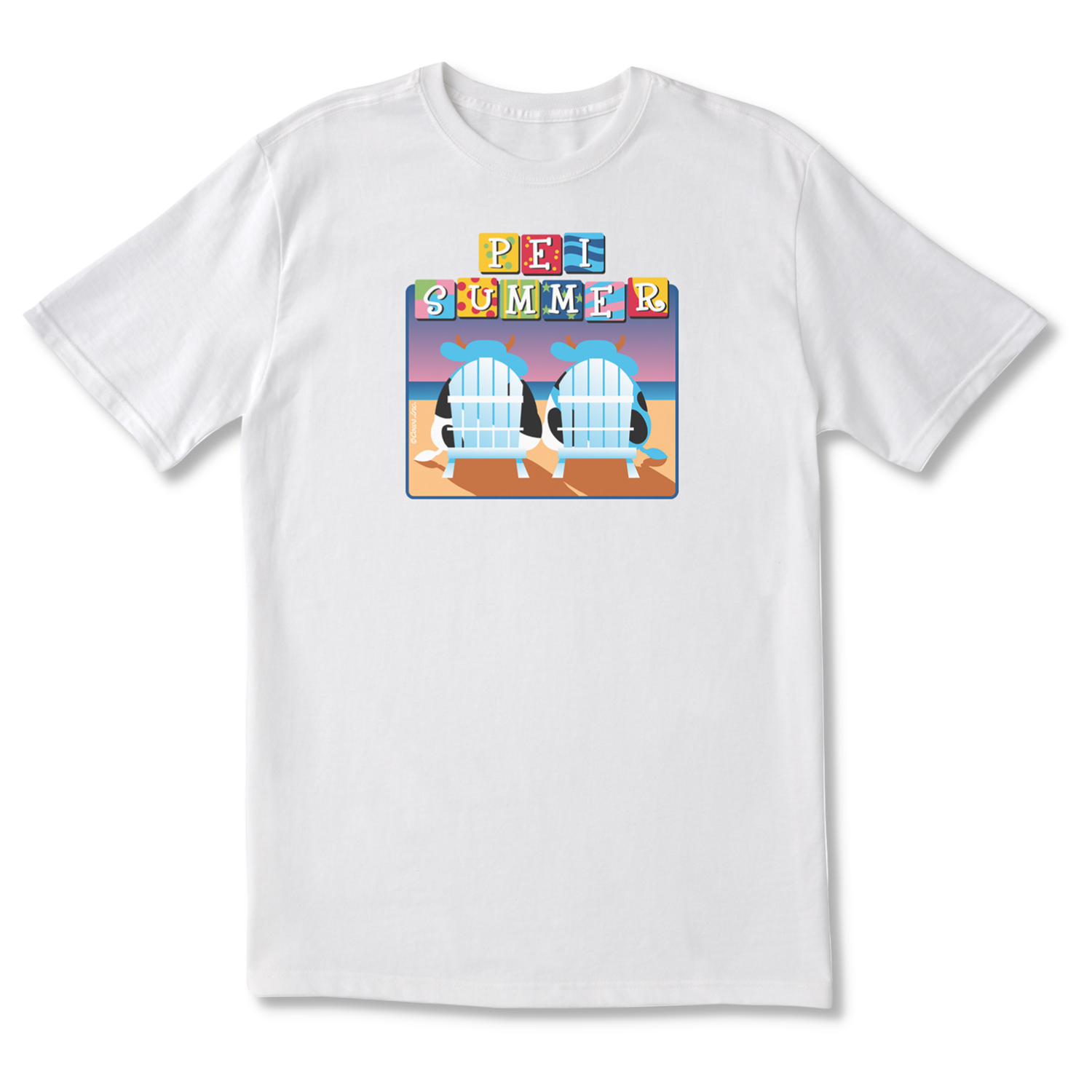 PEI Summer COWS T-shirt classique