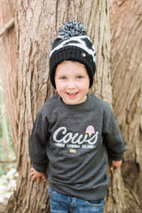Tuque à pois pour enfants