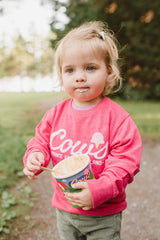 Col rond pour enfants avec logo COWS