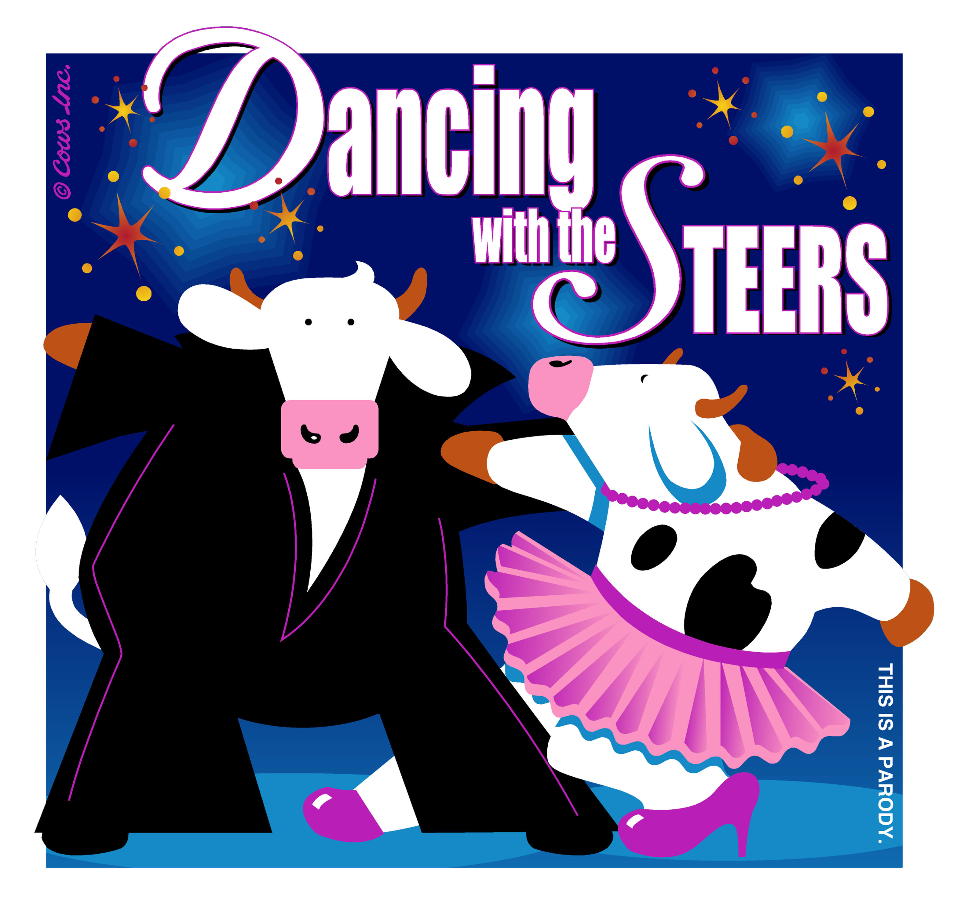 DANCING WITH THE STEERS CLASSIC T IMAGE