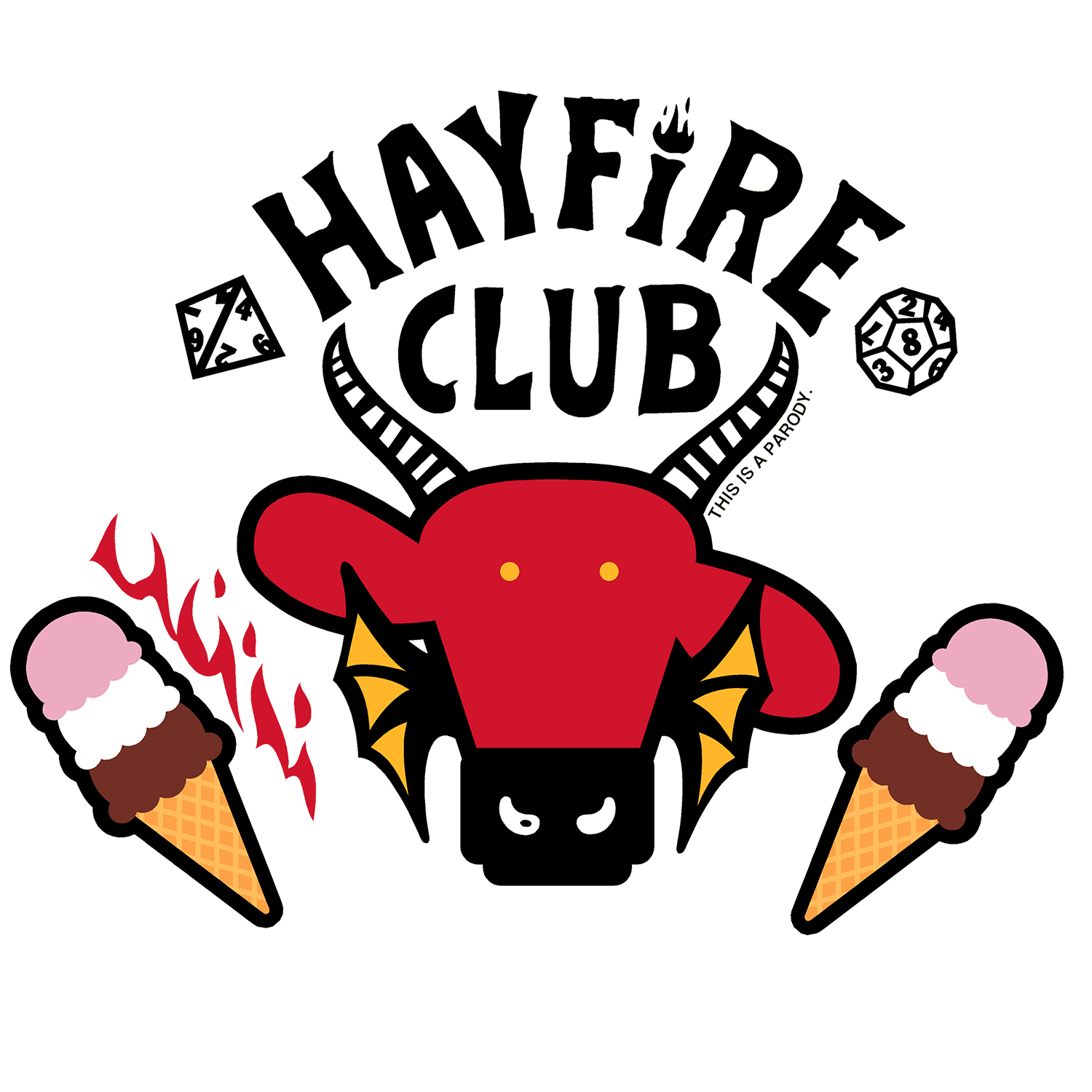 HAYFIRE CLUB ADULT T - IMAGE