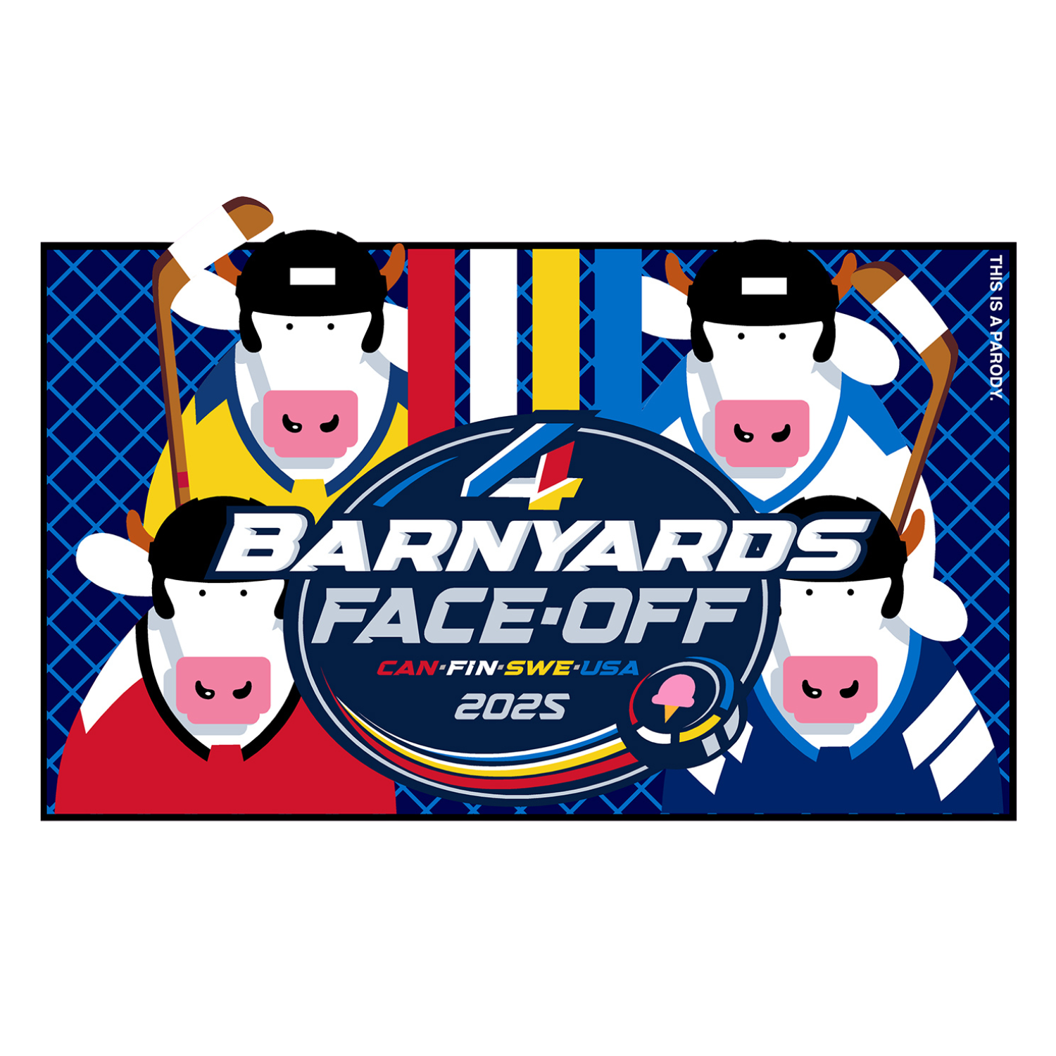 4 Barnyards Face-Off Adult/Youth/Kids T