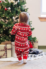 Kids Zip Christmas Onesie