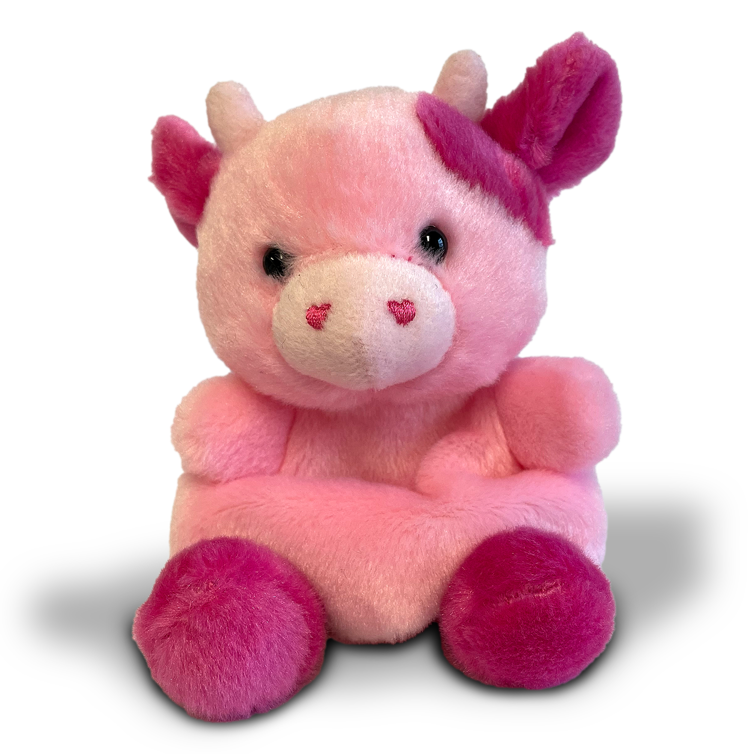 Plush Palm Pals - Blossom Pink Cow