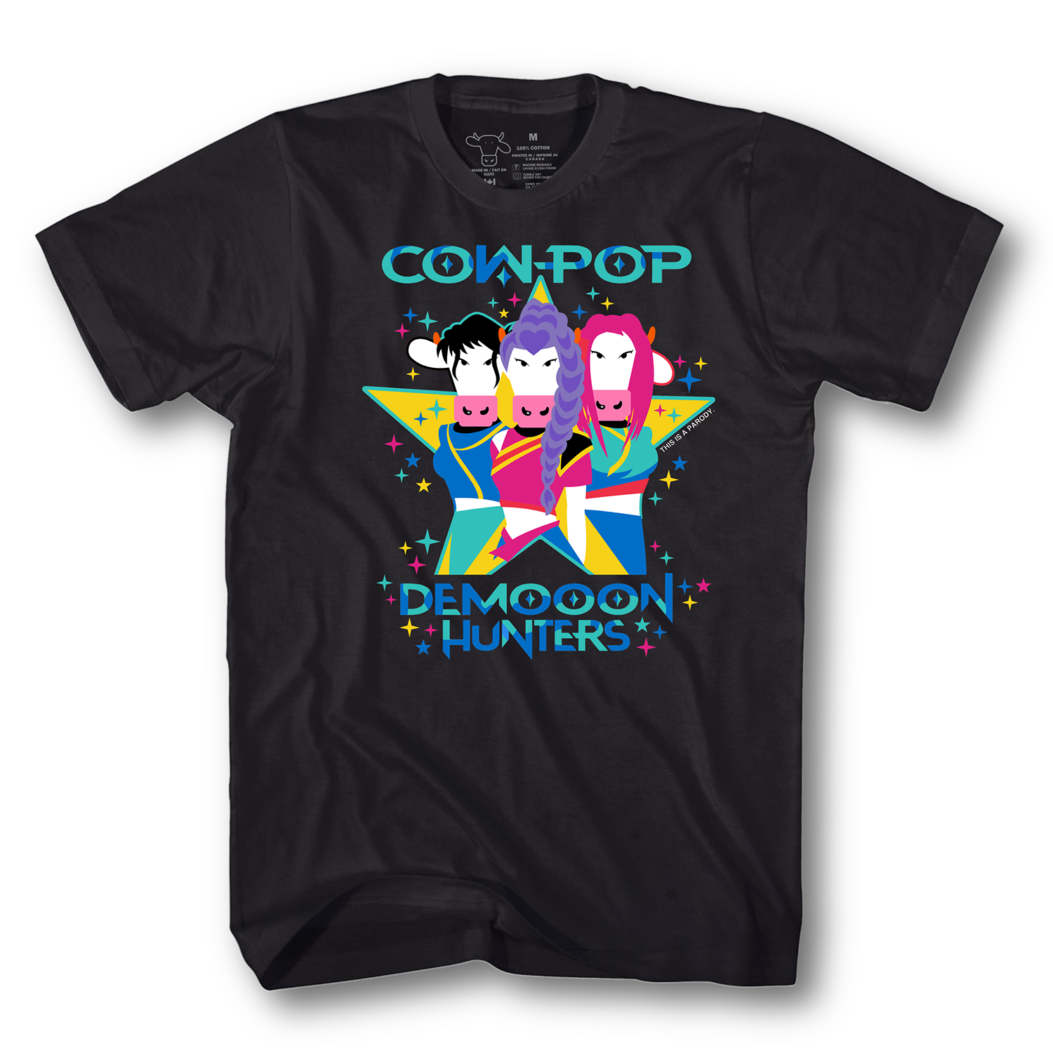 COW-Pop DeMOOOn Hunters Adult T