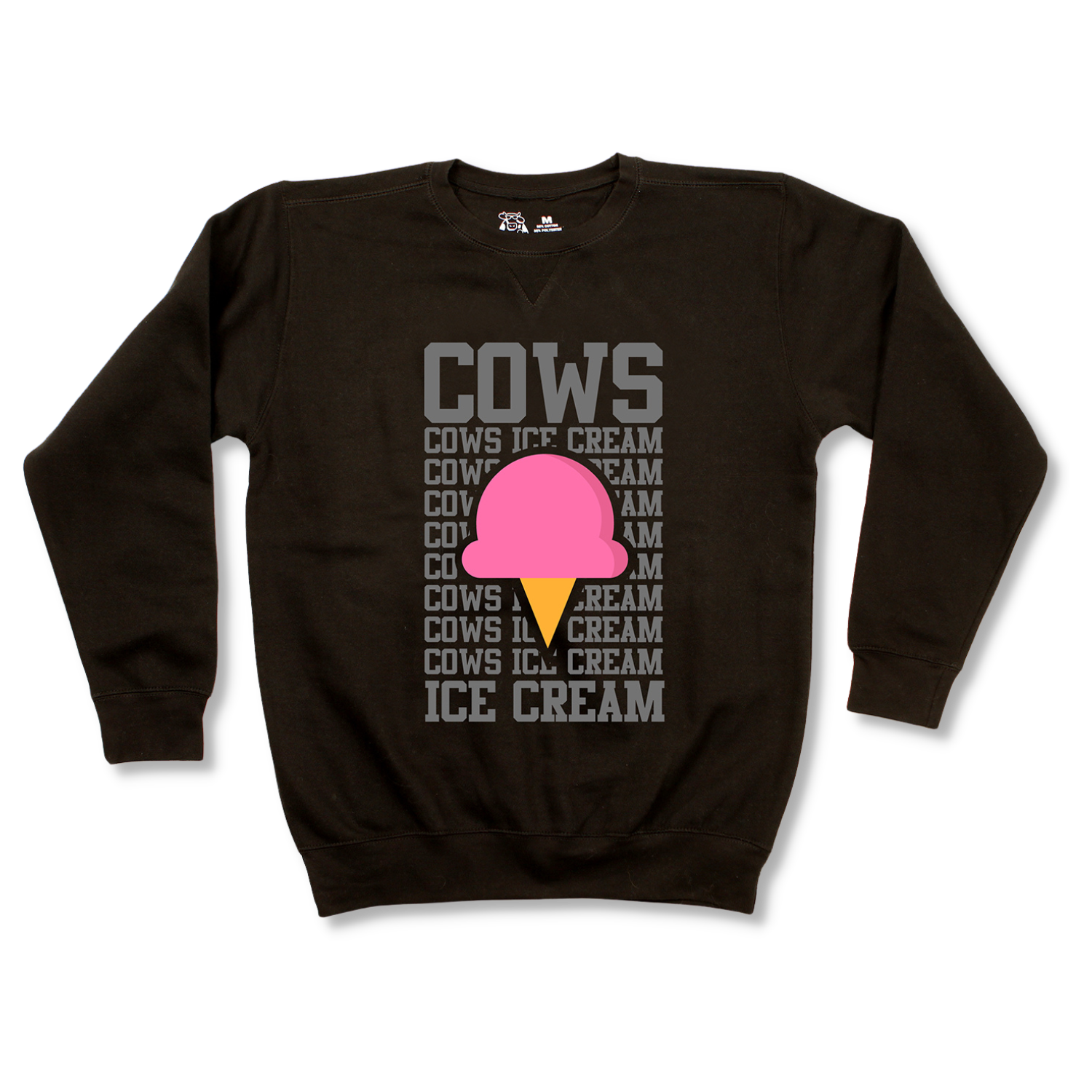 COWS Ice Cream Adult Crewneck