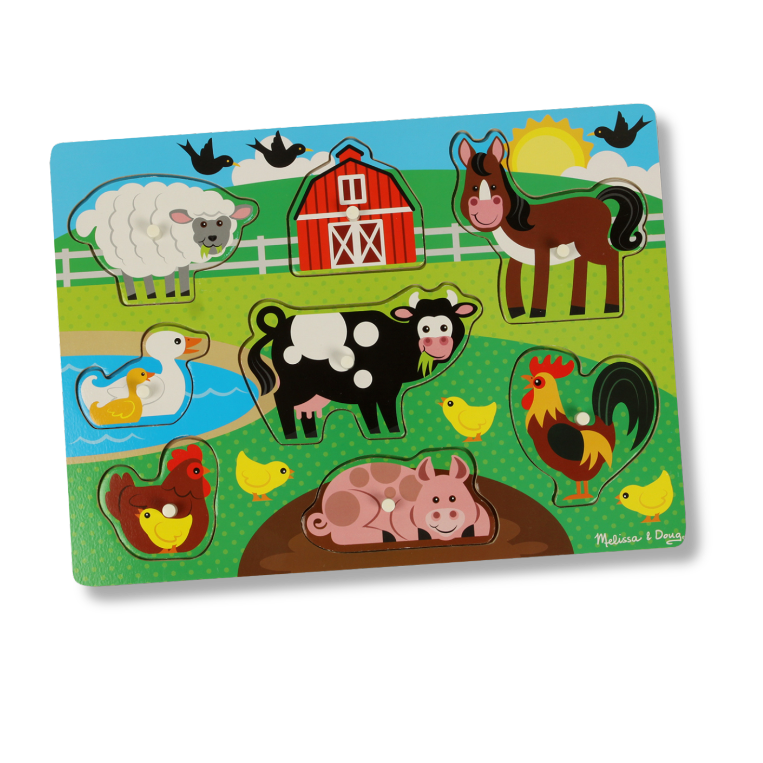 Farm Animal Peg Puzzle