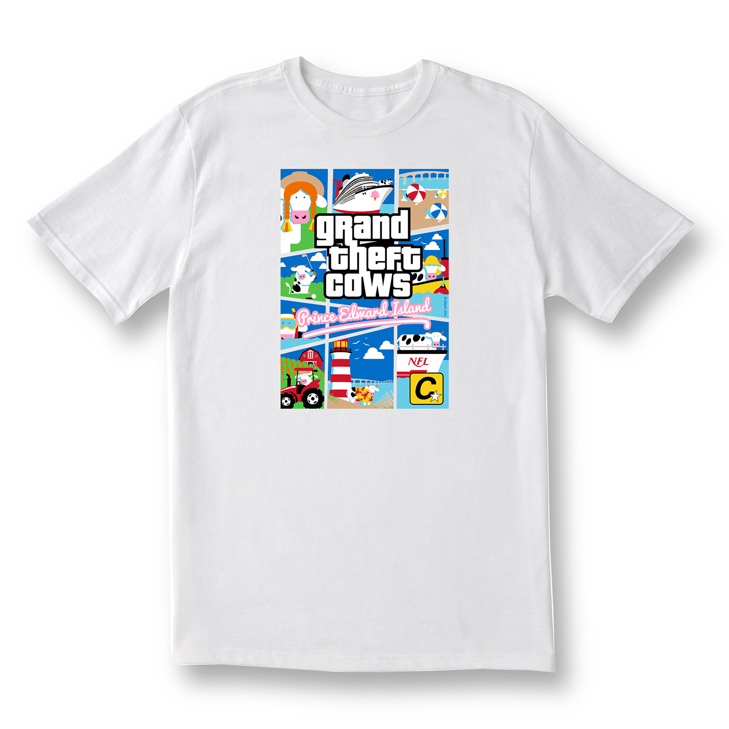 Grand Theft COWS Adult T