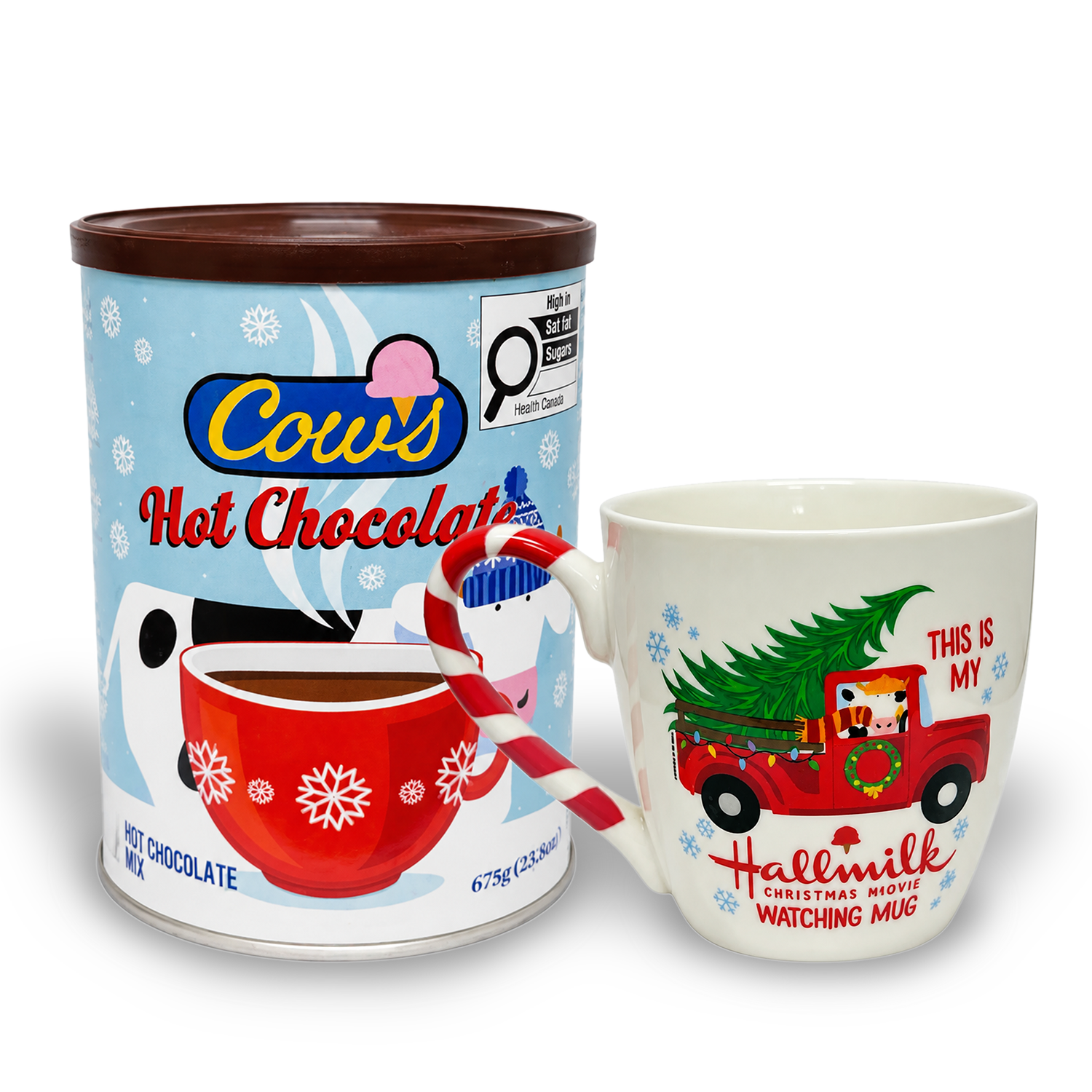 COWS Mug & Hot Chocolate Set - HallMILK