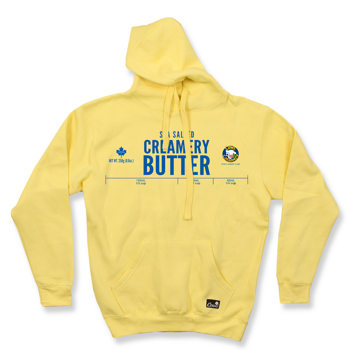 Adult Hoodie - COWS Creamery Butter