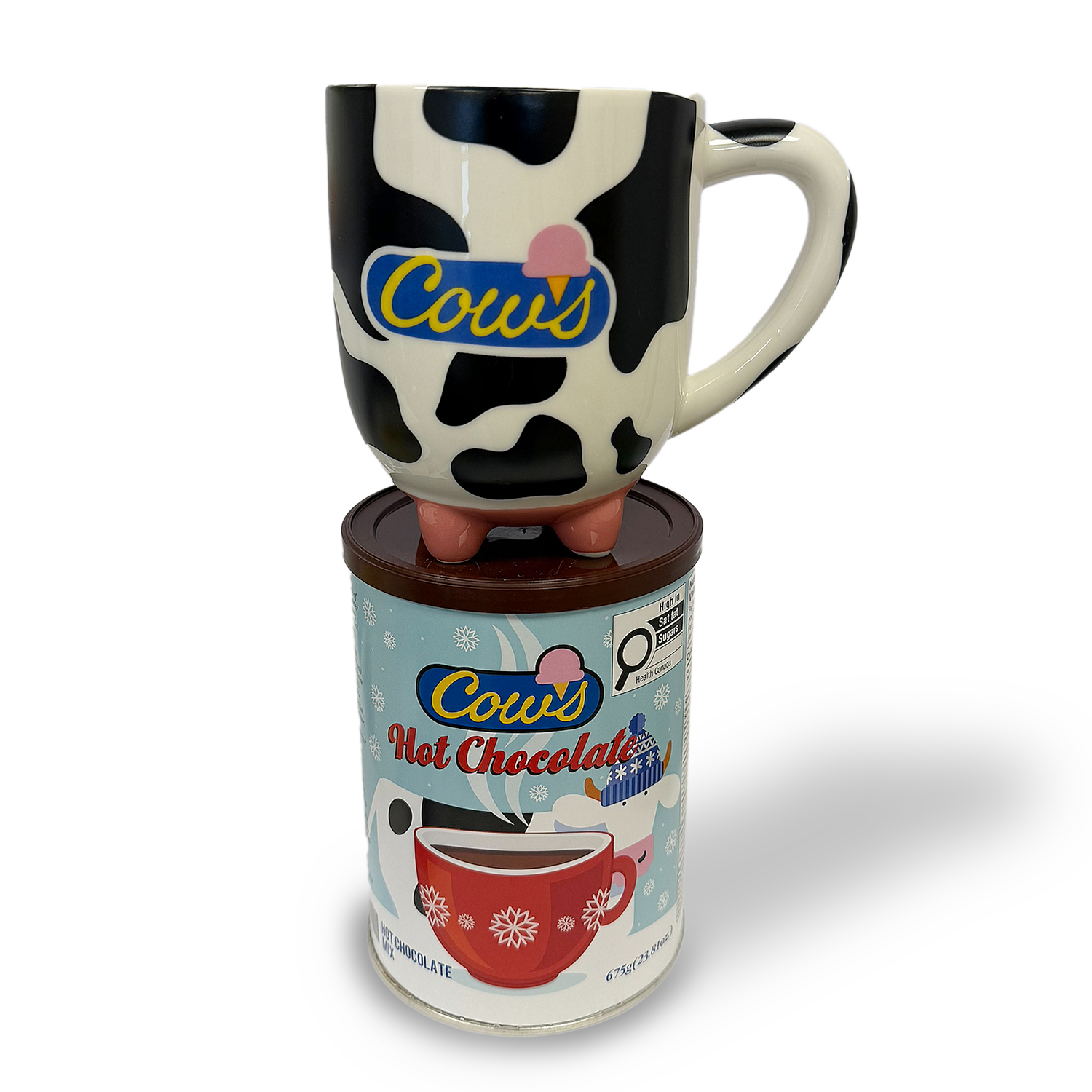 COWS Mug & Hot Chocolate Set - Logo