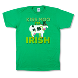 Kiss MOO I'm Irish Adult T