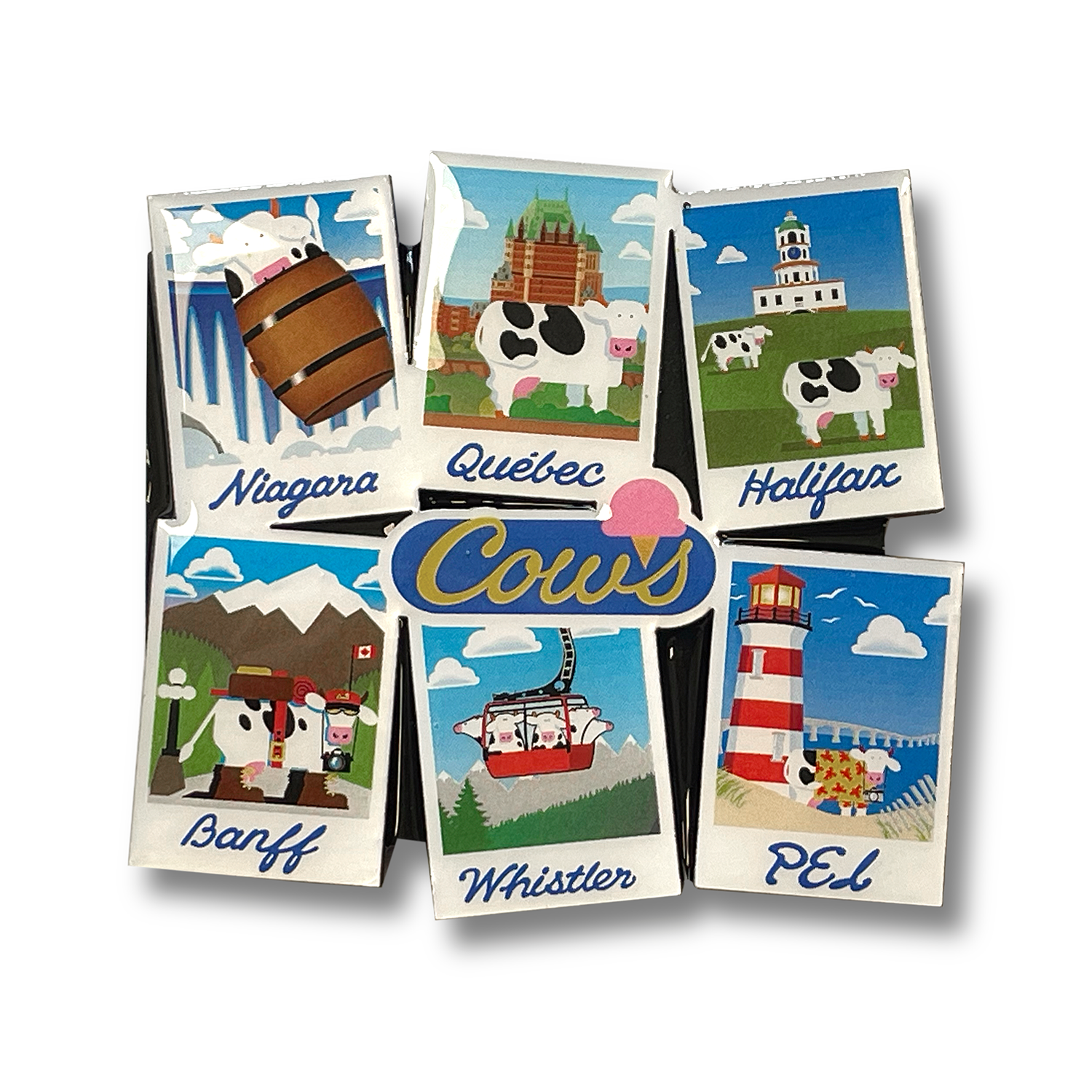 COWS Locations Magnet