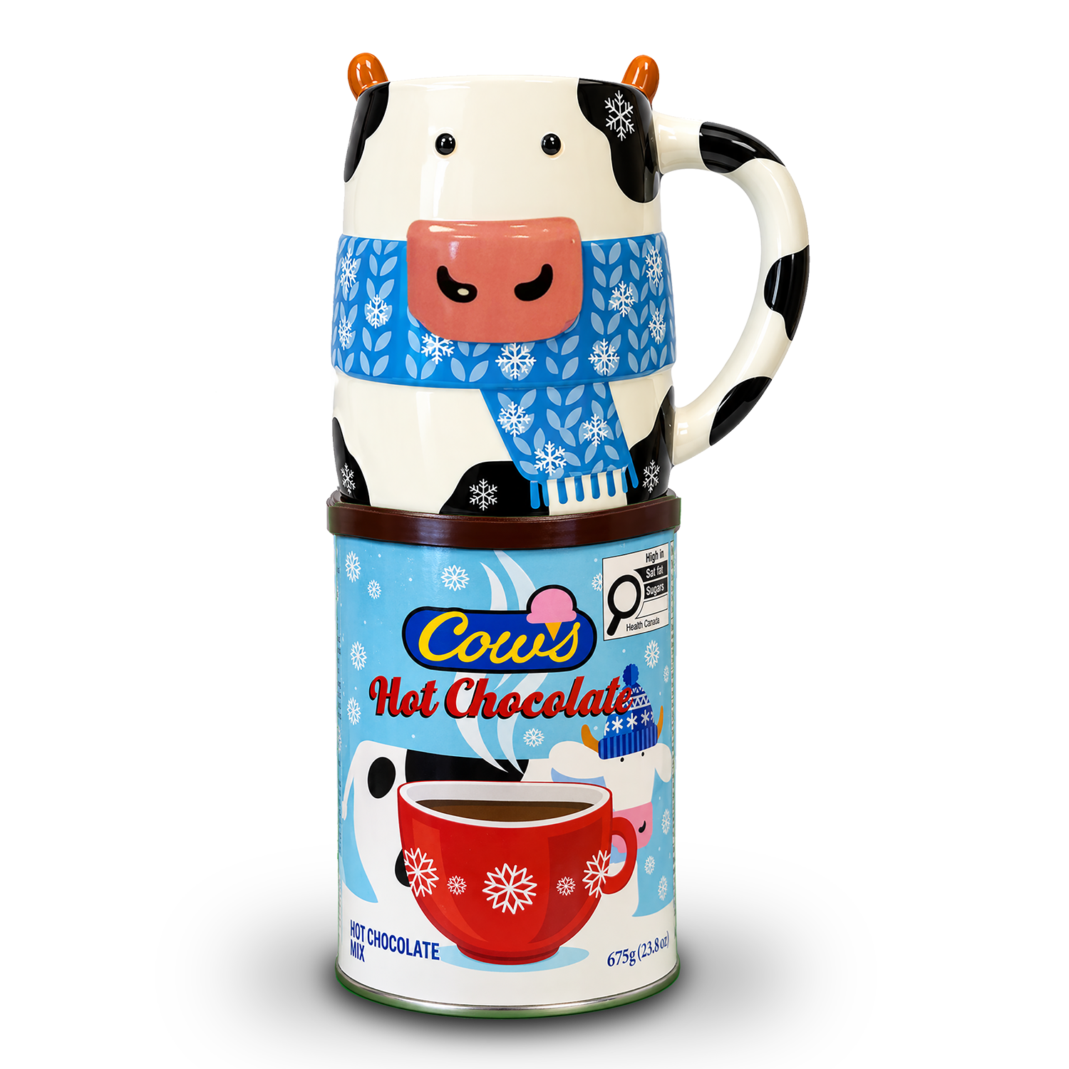 COWS Mug & Hot Chocolate Set - Winter