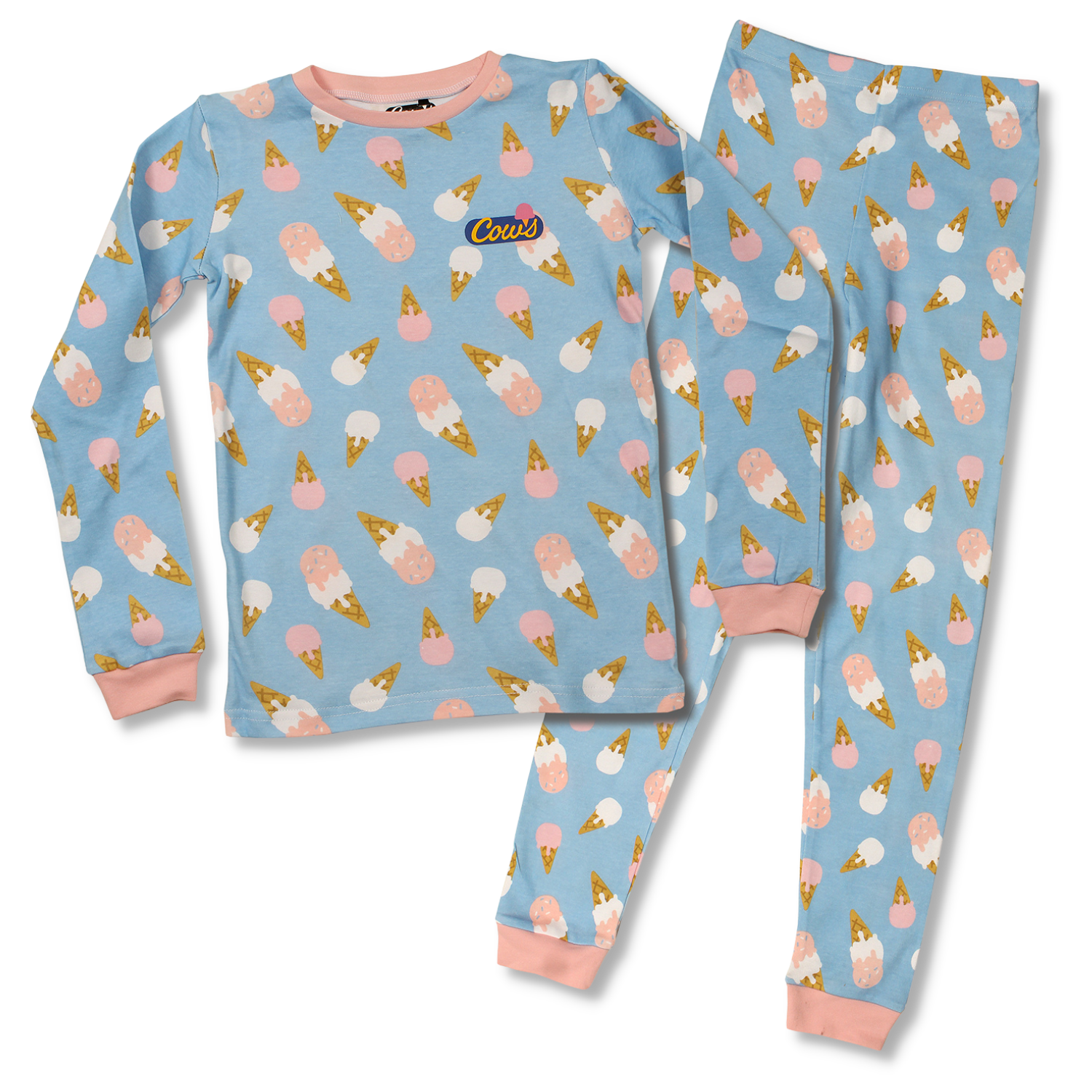 Ensemble pyjama 2 pièces cônes pour enfants/jeunes