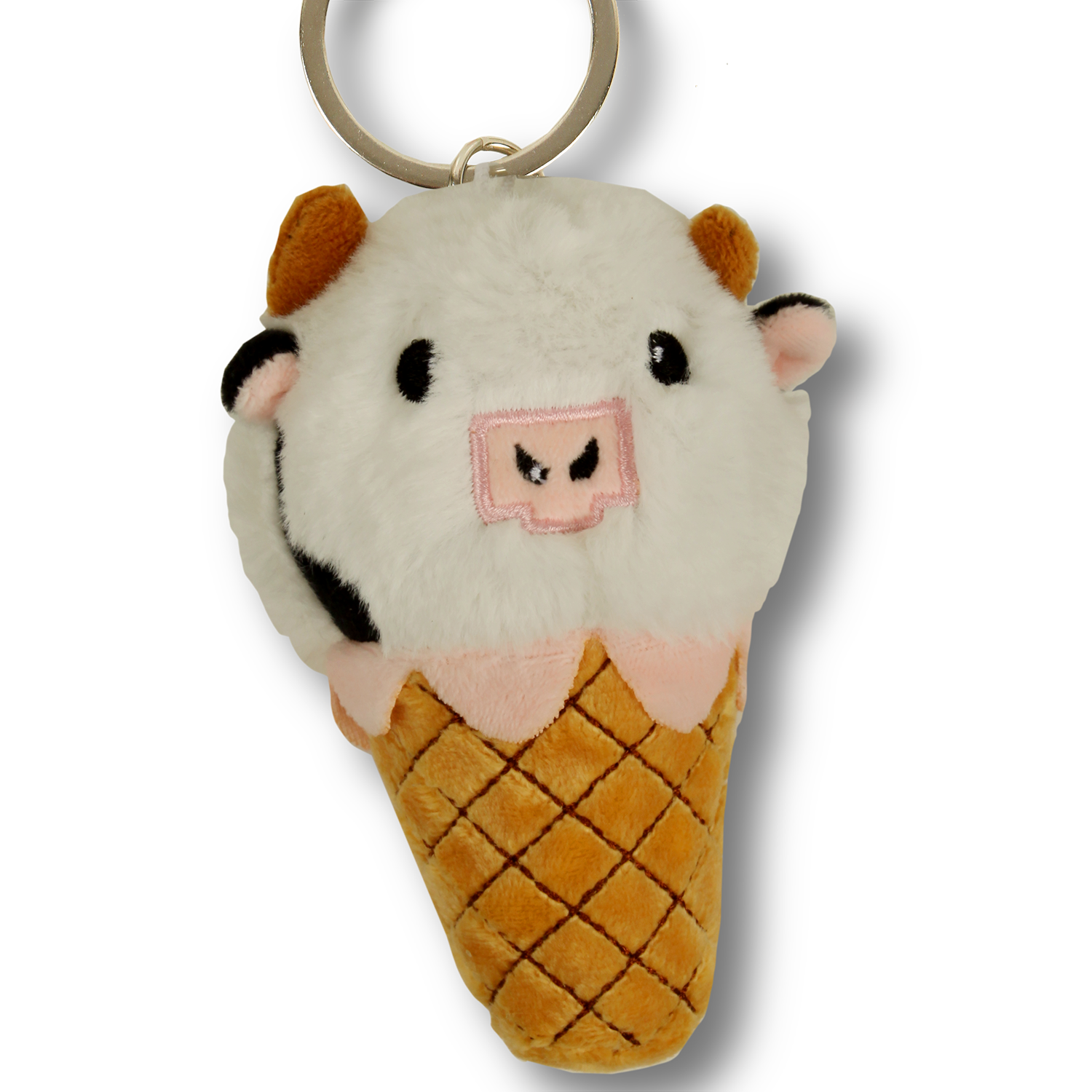 Plush Cone Keychain