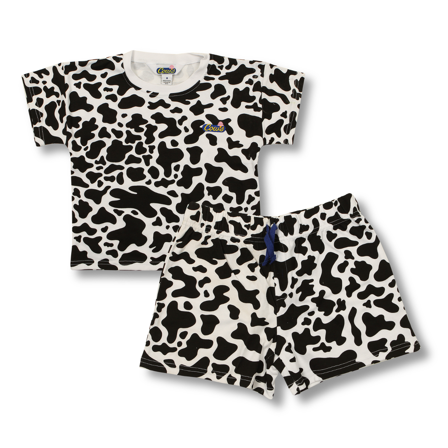 Kids 2 Piece PJ Short Set - Spotted