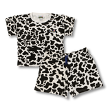 Kids 2 Piece PJ Short Set - Spotted