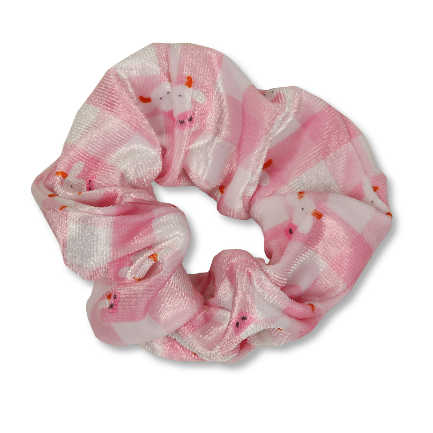 Scrunchie - Checkered Pink