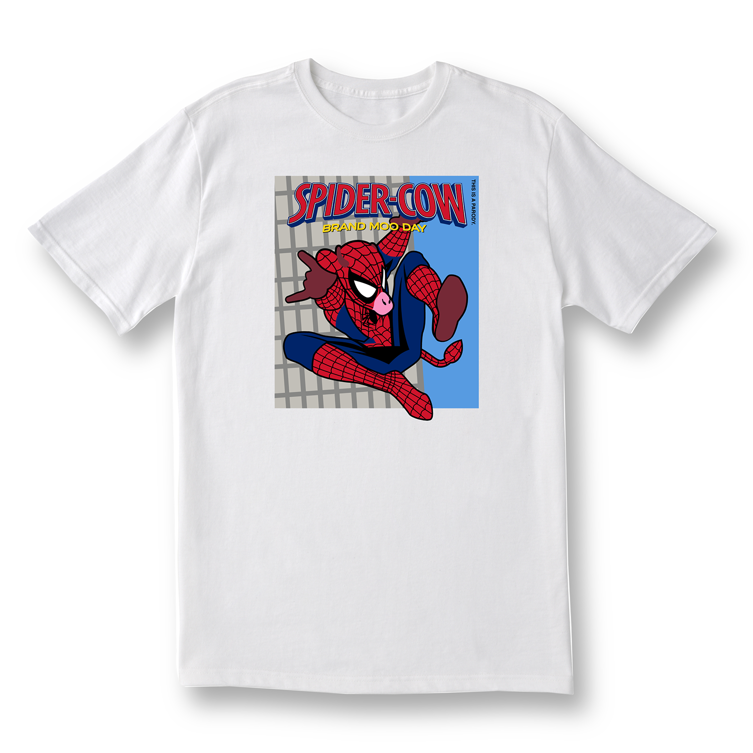 Adult T - Spider-COW: Brand MOO Day