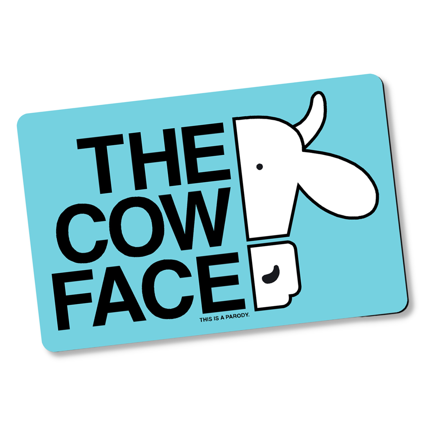 The COW Face Sticker