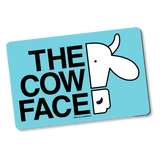 The Cow Face Sticker
