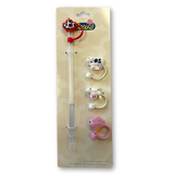 Straw & Toppers Set