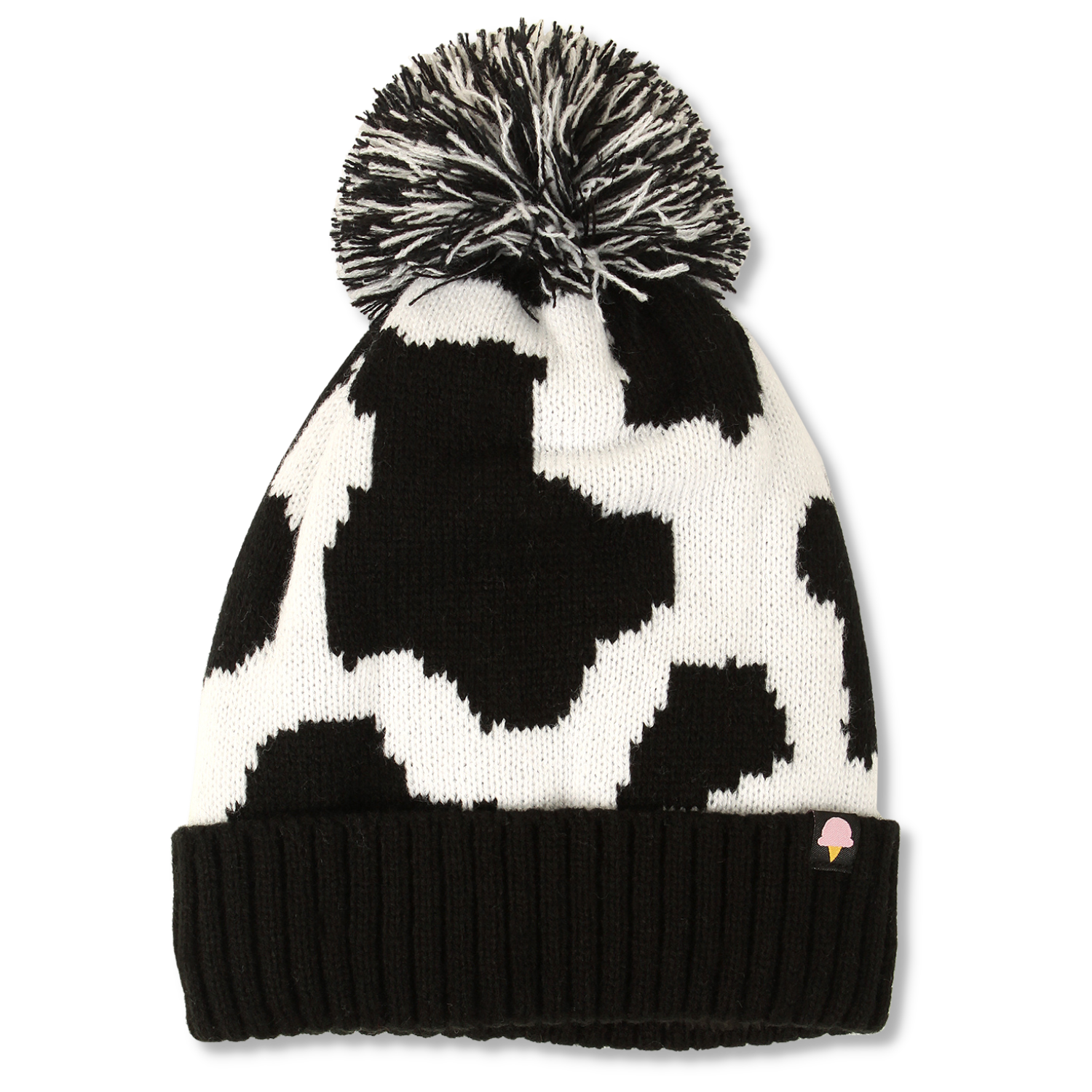 Spotted Black Adult Toque